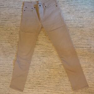 Levi's Men's Beige Slim Jeans